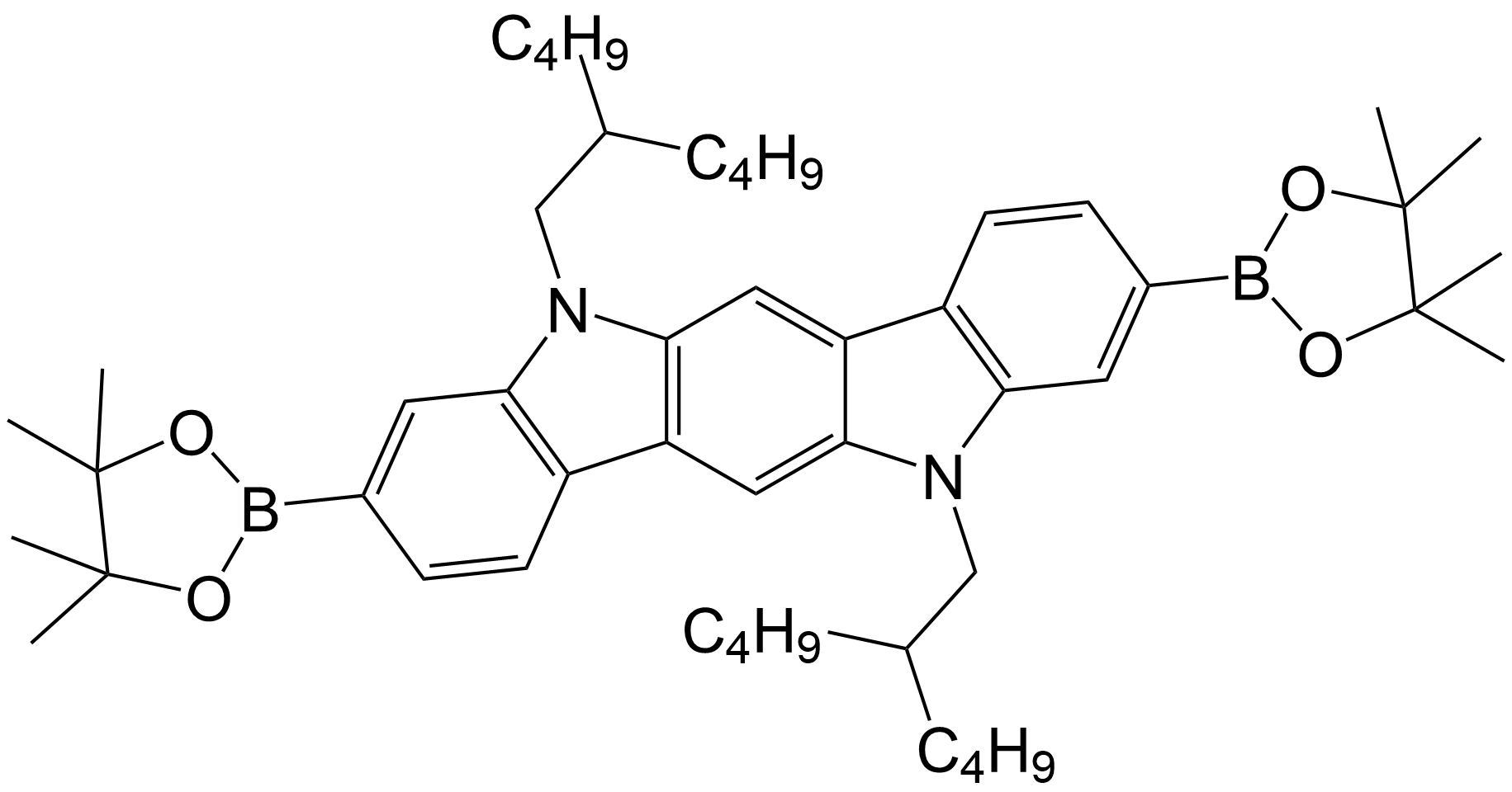 5,11-bis(2-ethylhexyl)-3,9-bis(4,4,5,5-tetramethyl-1,3,2-dioxaborolan-2-yl)-5,11-dihydroindolo [3,2-b]carbazole/